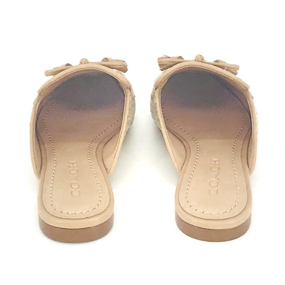 Coach Stassi Raffia Slide Size 6.5 US Women - Picture 6 of 8